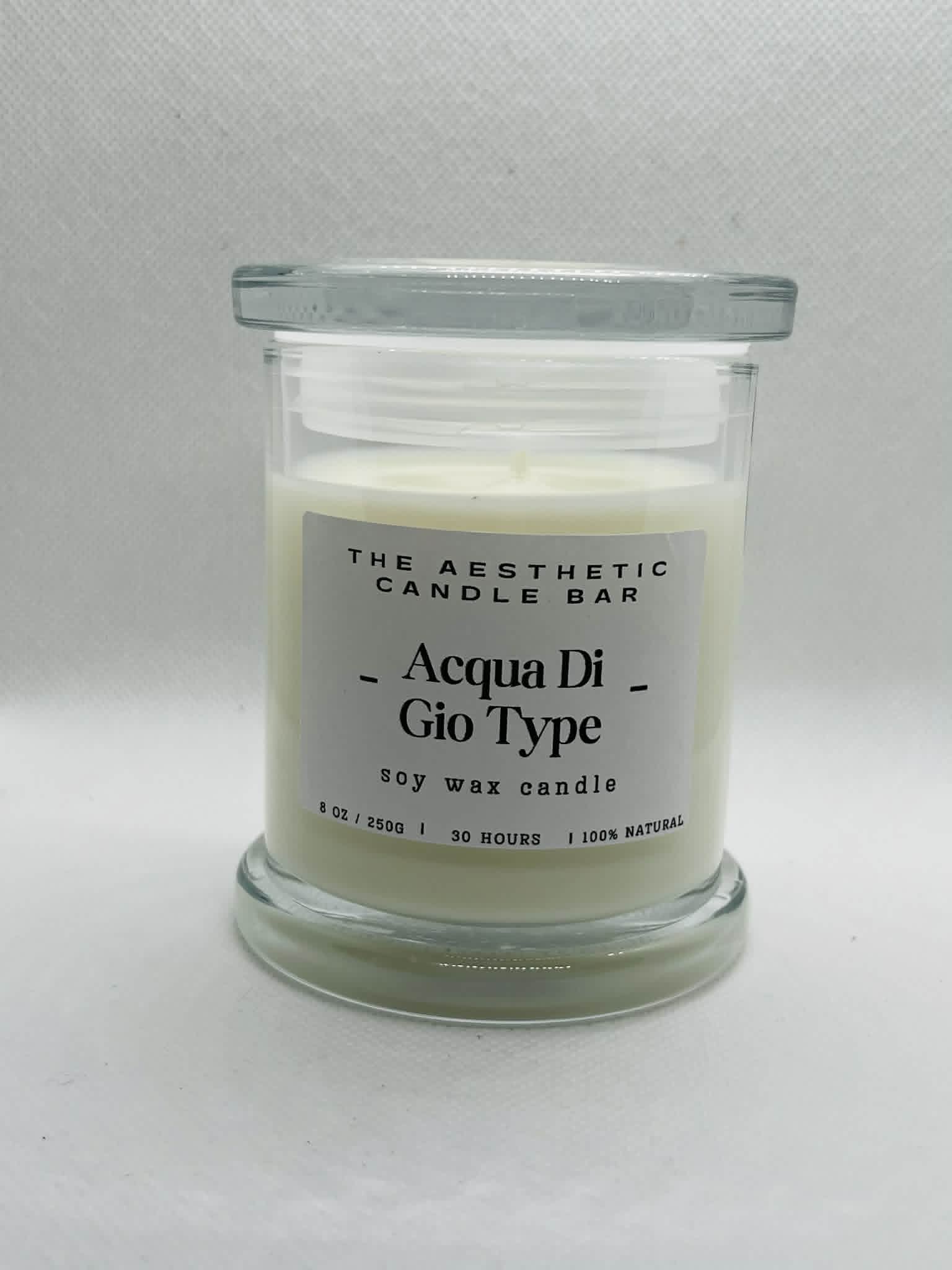 Large Giorgio Armani Acqua Di Gio Fragrance Dupe Candle