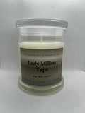 Large Lady Million Fragrance Dupe Candle